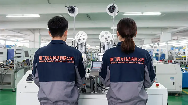 Xiamen Jingwei Technology Tingkatkan Kecekapan Pengeluaran dengan Mesin Crimping Terminal Automatik Baharu