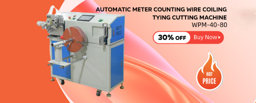 Permudahkan pemprosesan wayar dengan WPM-40-80! Nikmati penggulungan kabel automatik 4-dalam-1, pengiraan meter tepat, pemotongan, dan pengikatan dalam satu langkah.