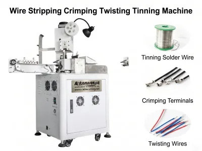 Mesin Tinning & Memutar Kabel Sisi Automatik WPM-151T