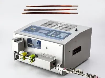 Mesin Pemotong Pelucutan Dawai Enamel Automatik WPM-1-6 - Mesin Berus Wayar Separuh Auto