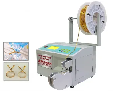 Mesin Pengikat Twist Dawai Emas Automatik untuk Beg Plastik WPM-GW