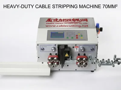 Mesin Pelucutan Wayar Automatik Tugas Berat 70mm² WPM-MAX2-70mm2 - Mesin Penjalur Wayar Automatik