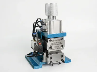 Mesin Pelucutan Wayar Pneumatik Menegak AWG 18-32