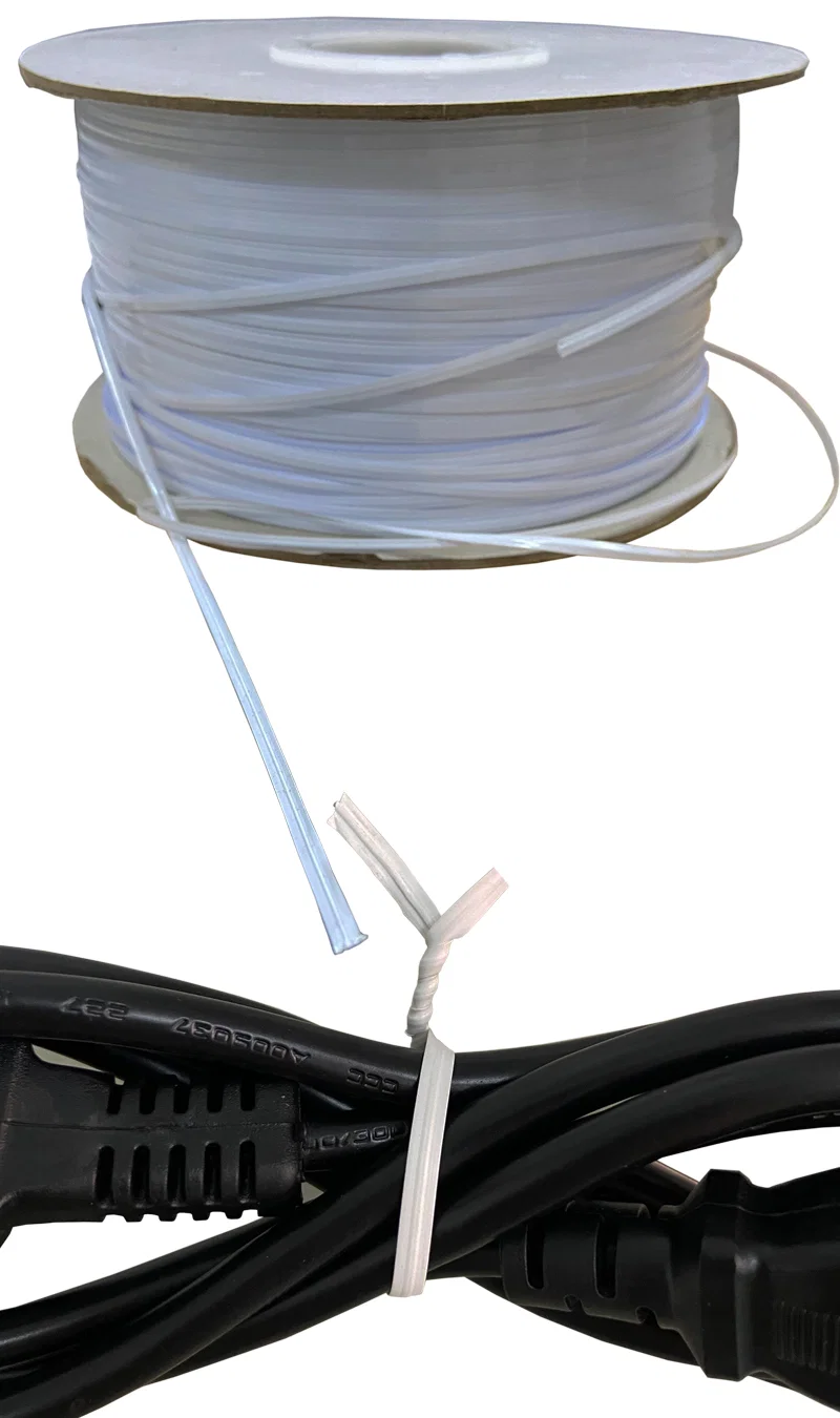 Warna Hitam / Putih Twist Tie, Wayar Untuk Mesin Pengikat Penggulungan Wayar