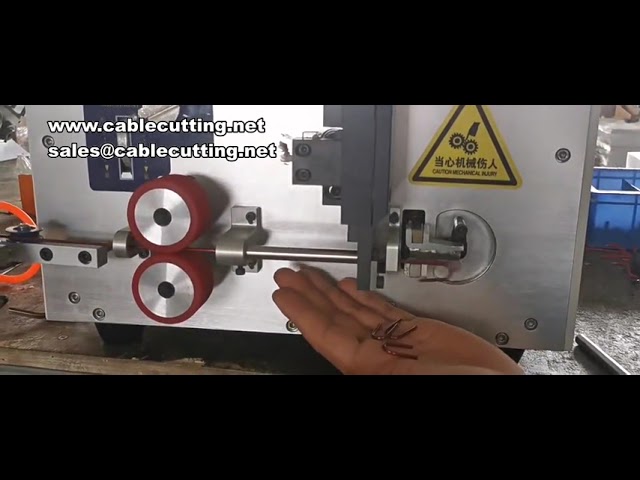 Mesin Pengupas & Pemotong Wayar Automatik: Lentur, Ukur Panjang & Kira Kuantiti