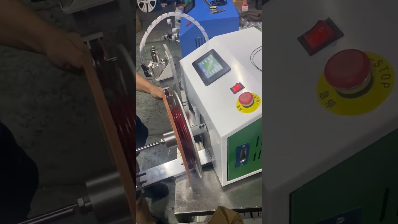 Mesin Penggulung Wayar Automatik dengan Sistem Traversing #Kilang #Mesin