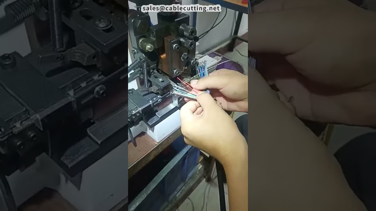 Mesin Penanggal & Crimping Wayar Tunggal Berkelajuan Tinggi – Demo Wayar 40 Teras