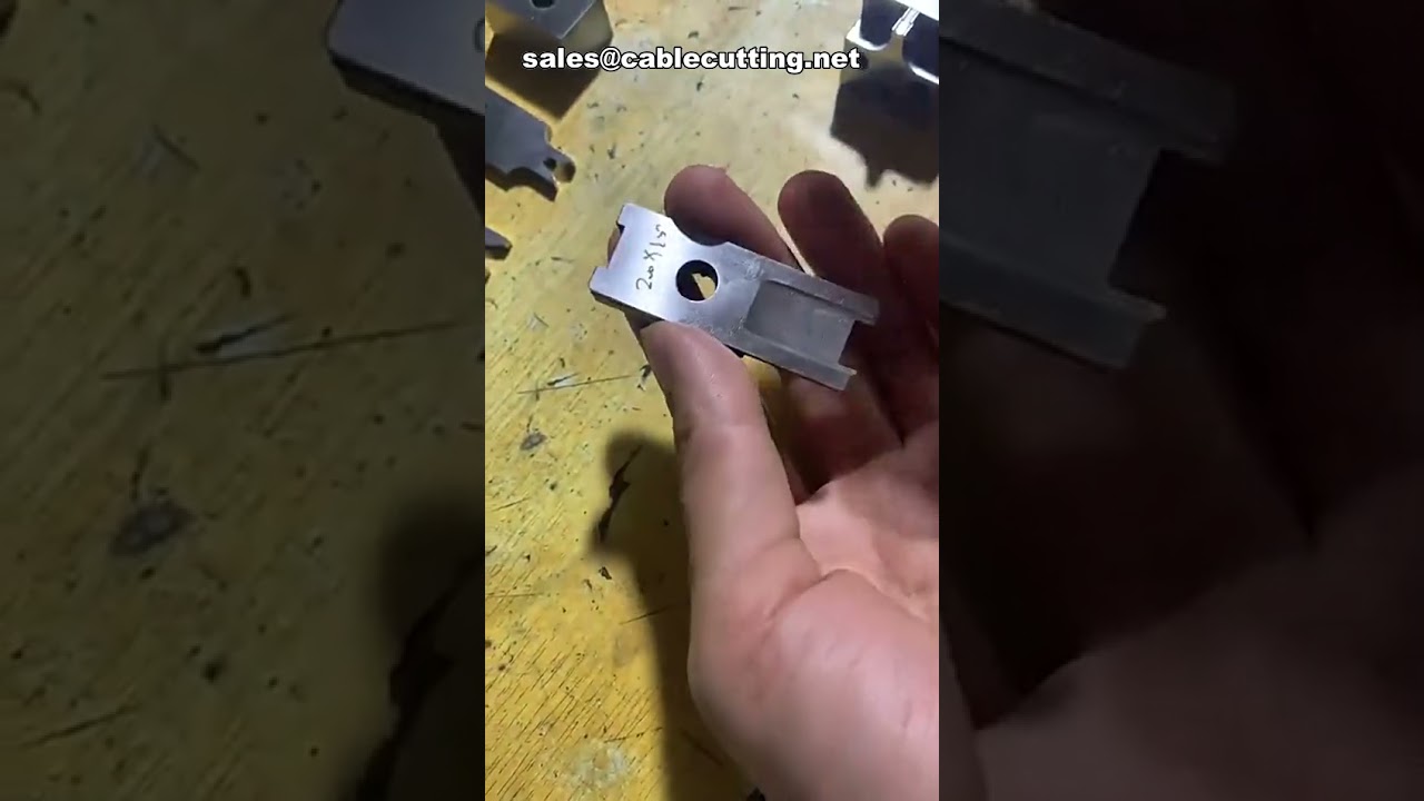 Acuan Pisau Terminal Tekan Sejuk Tersuai & Bilah Potong OTP untuk Crimping Automatik
