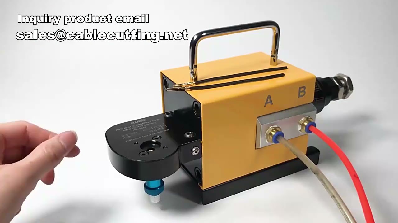 Mesin Crimping Mudah Alih untuk Penyambung Elektronik, Pin, dan Hos - Tepat dan Profesional