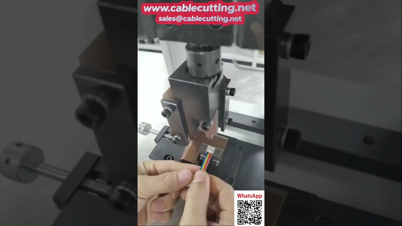 Mesin Crimping Terminal IDC dengan Suapan Automatik Pilihan