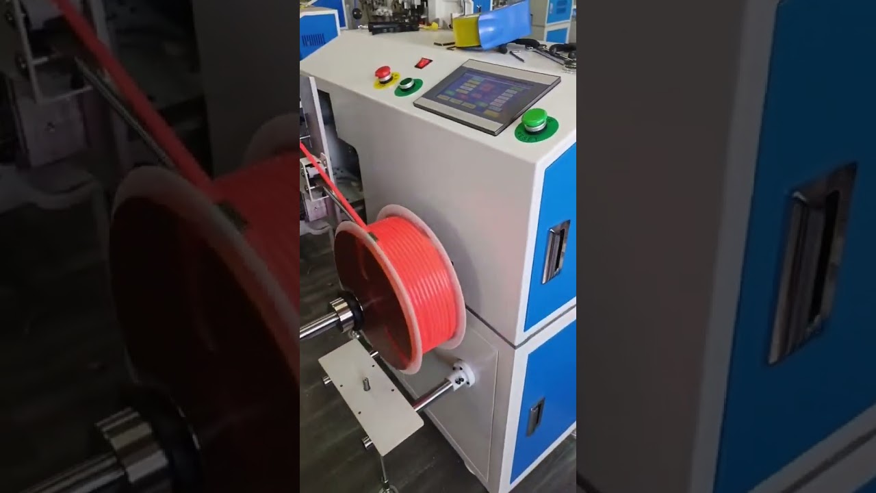 Mesin Gulung Paip Cekap dengan Meteran Tepat & Gulungan Kemas untuk Paip Lembut & PVC #kilang