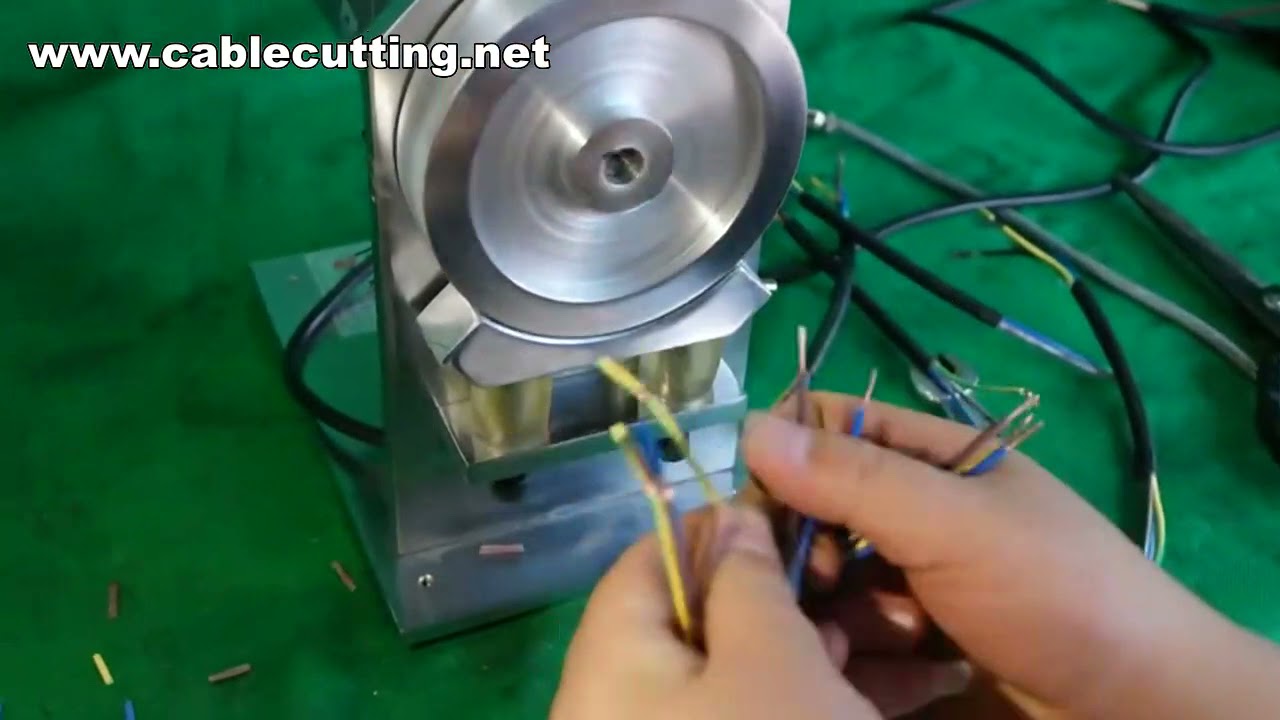Mesin Kupas Separuh Kabel Kuasa – Alat Pengupas dan Pemusing Teras Wayar untuk Automasi Kilang