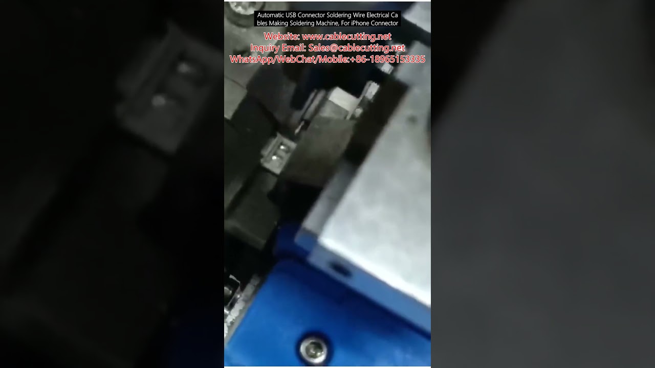 Mesin Pematerian Automatik Penyambung USB & Kabel iPhone - Cepat dan Tepat