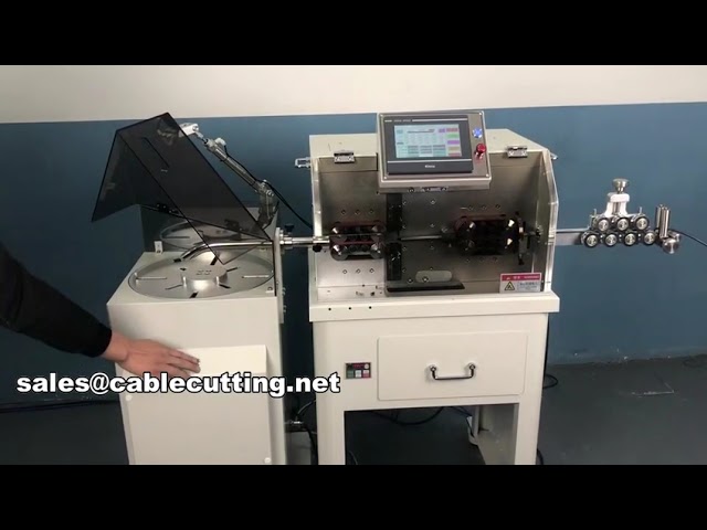 Mesin Pemotong & Pengupas Wayar Automatik Pelbagai Teras dengan Sistem Gegelung WPM-680