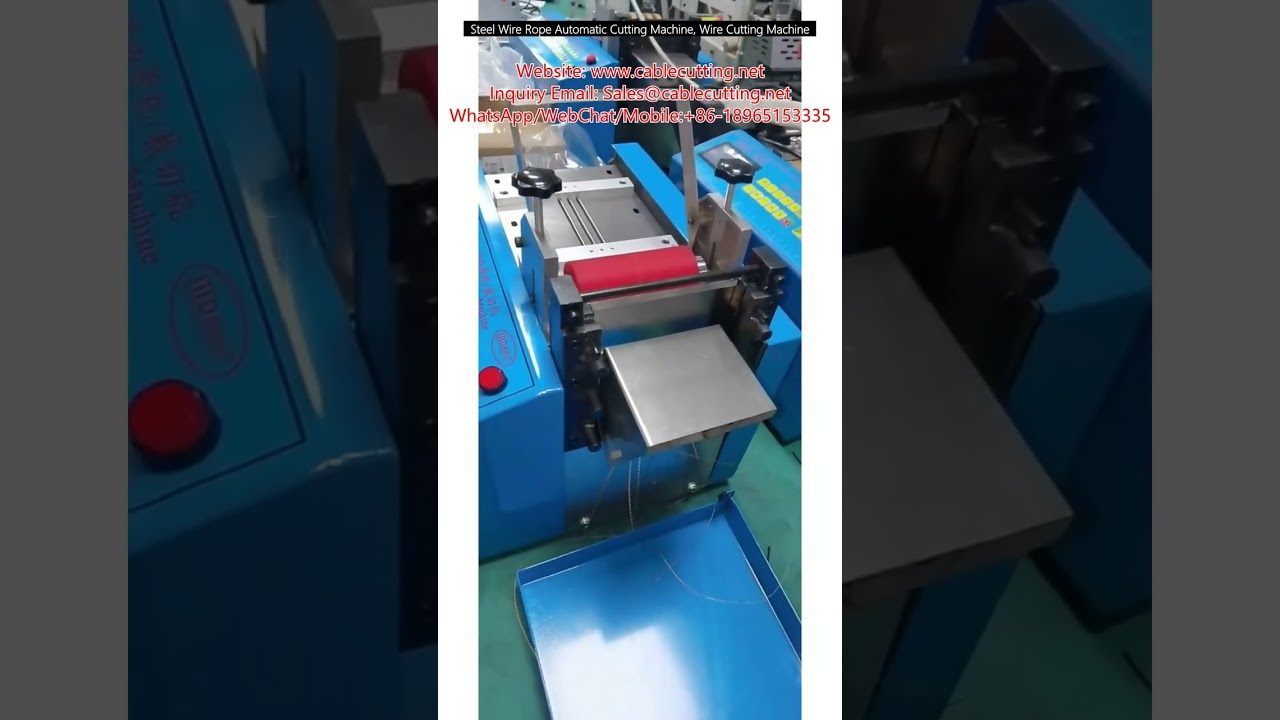 Mesin Pemotong Tali Kawat Baja Automatik | Pemotong Wayar Berketepatan Tinggi