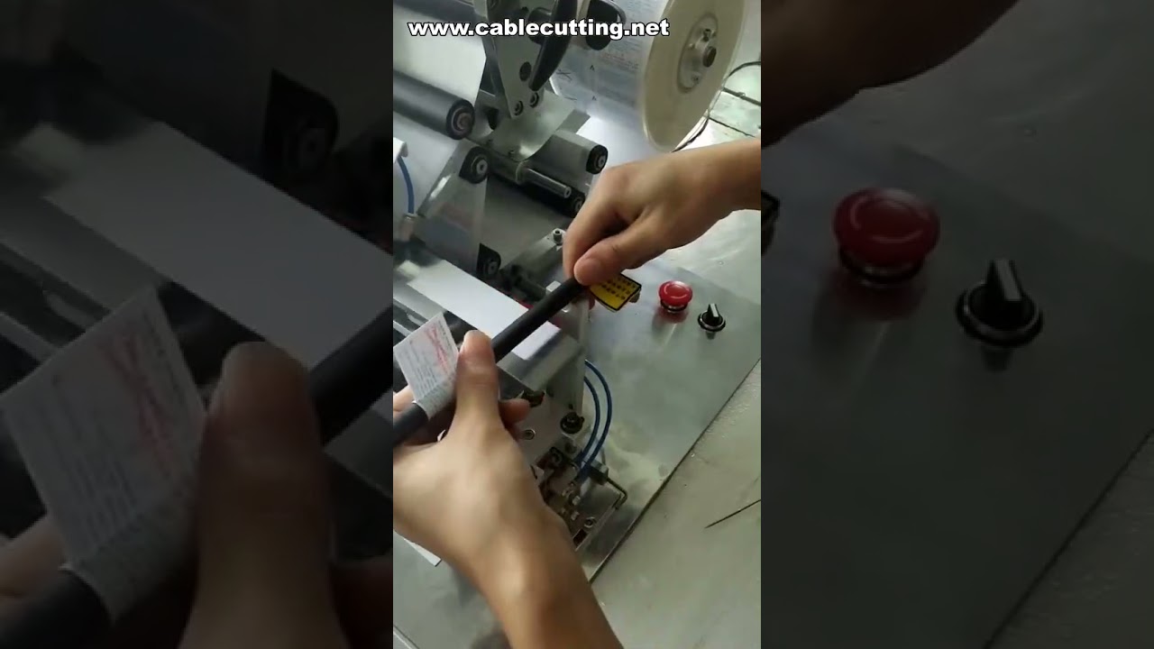 Mesin Pelabelan Wayar Lipat Kabel | Mesin Pelabelan Kabel Separa Automatik