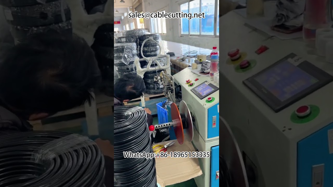 Mesin Penggulung Automatik Pengiraan Meter | Pemprosesan Wayar Automotif