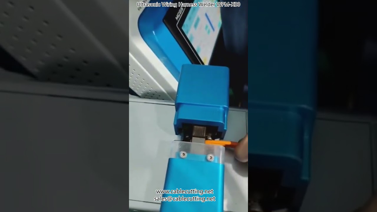 Penyambung Ultrasonik Abah-abah Pendawaian WPM-X00 – Mesin Kimpalan Wayar Automatik