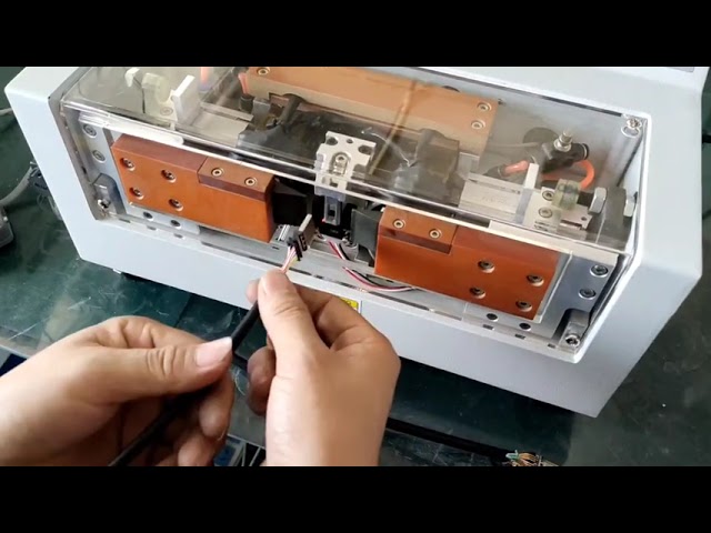 Mesin Pematerian Penyambung USB 3.0 Dua Sisi Berprestasi Tinggi untuk Pembuatan Kabel Wayar & Data