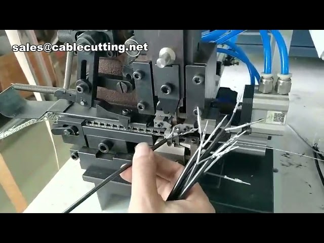 Mesin Pengupas & Crimping Terminal Wayar Automatik | Pemprosesan Wayar Tepat