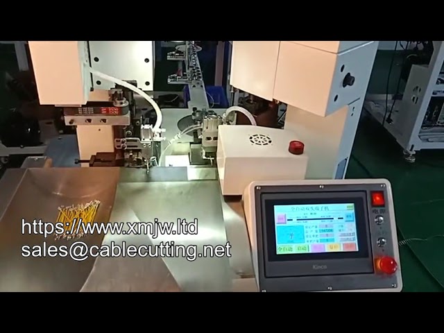 Mesin Krimping Terminal Automatik untuk Kedua-dua Hujung Wayar
