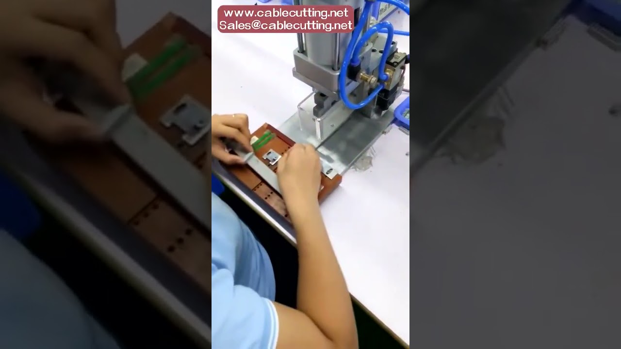 Mesin Crimping IDC Pneumatik untuk Kabel Rata & Penyambung Ribbon – Cepat dan Tepat