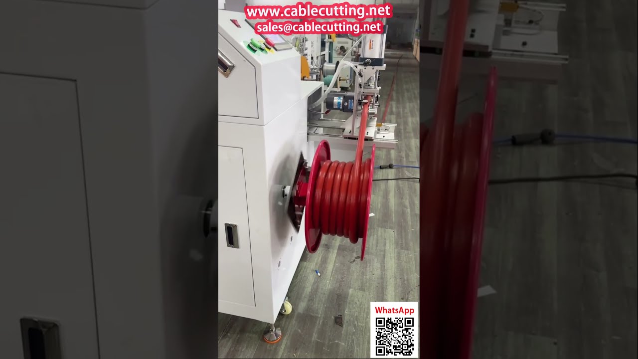 Mesin Penggulung Hos Bomba dengan Pengecam Meter – Automatik & Efisien