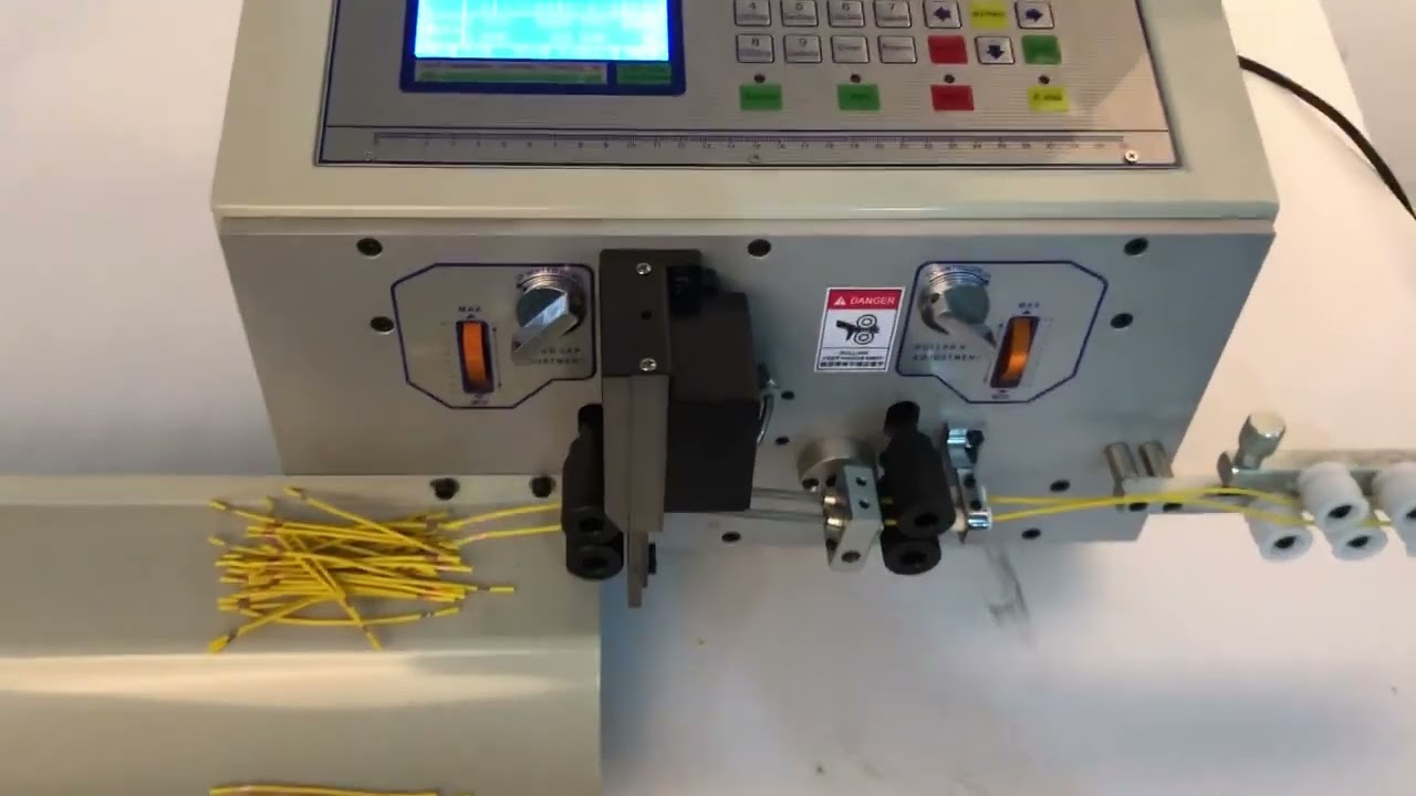 Mesin Pemotong & Pengupas Kabel Automatik Skrin Sentuh untuk Wayar Tunggal/Ganda 0.1-6m