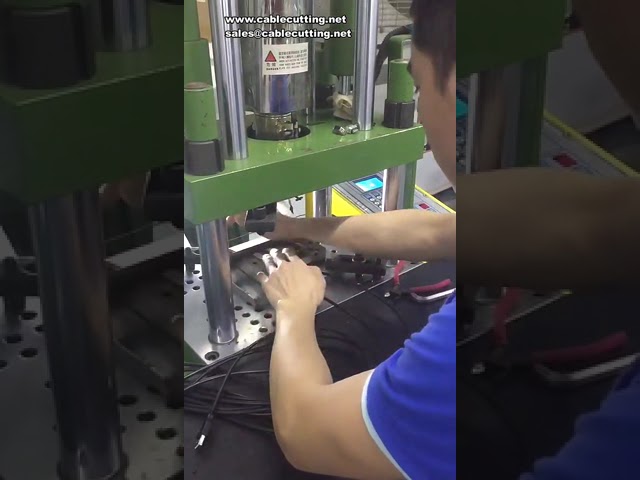 Mesin Pengacuan Suntikan Menegak 20T untuk Palam DC & Kabel - PVC, TPE, PP, PE