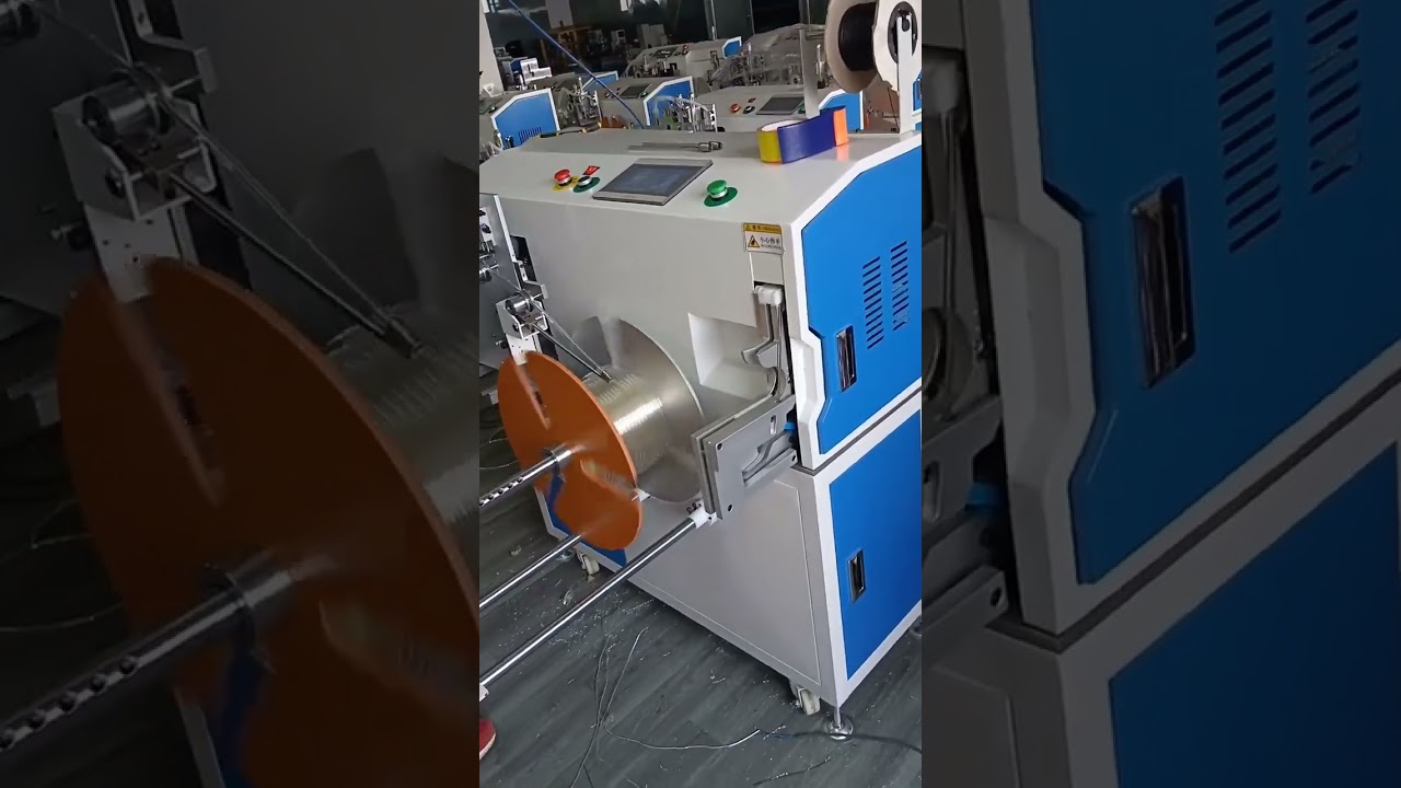 Mesin Automatik Pengiraan, Pemotongan, Penggulungan & Pengikatan Hos Pneumatik