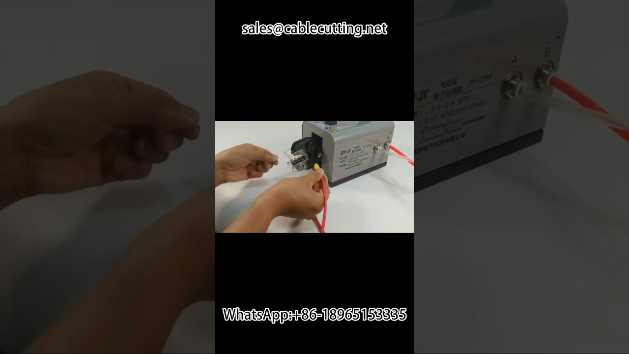 Tang Pengelim Pneumatik dengan Acuan Boleh Tukar – Serasi Pelbagai Jenis Terminal