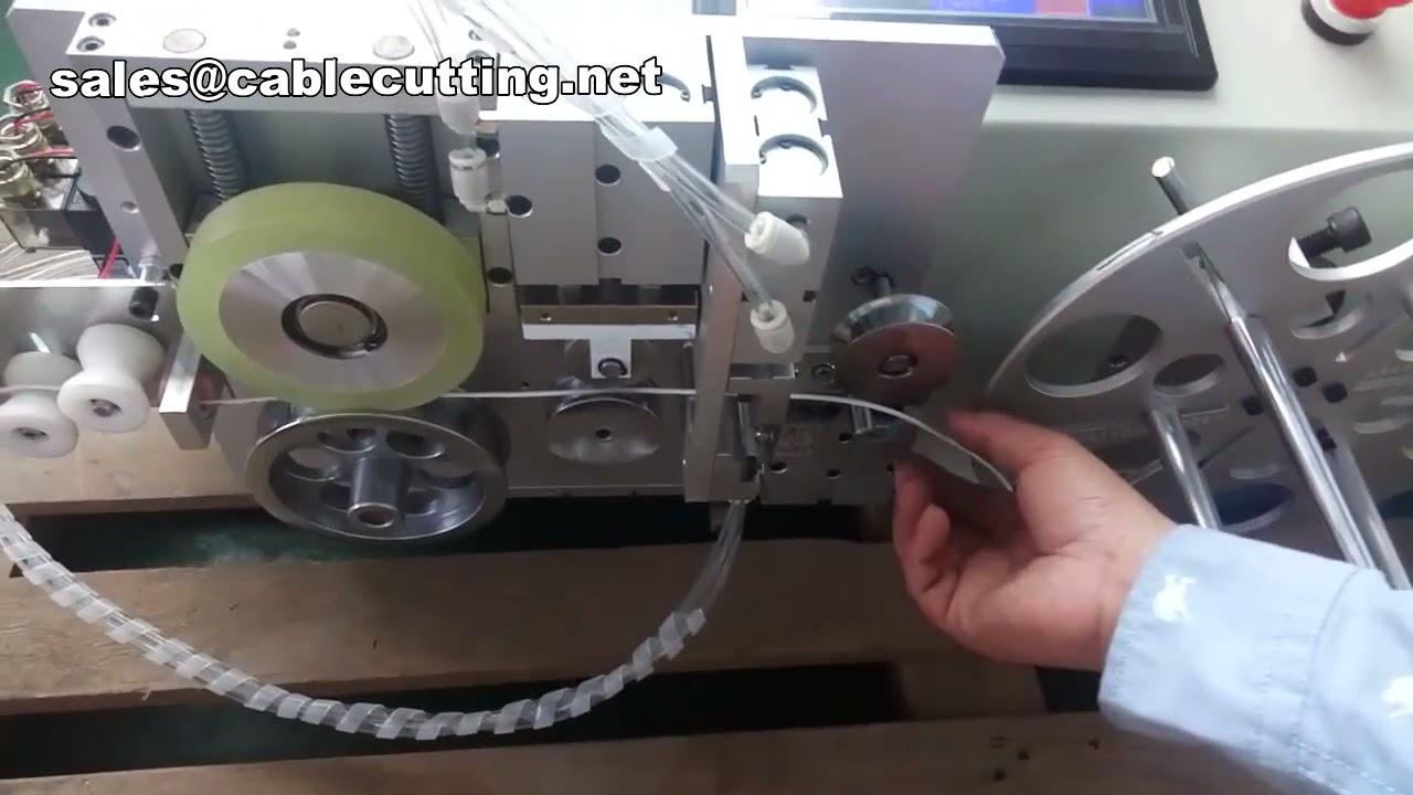 Mesin Penggulung & Pengikat Kabel Automatik dengan Meter Kiraan Tepat