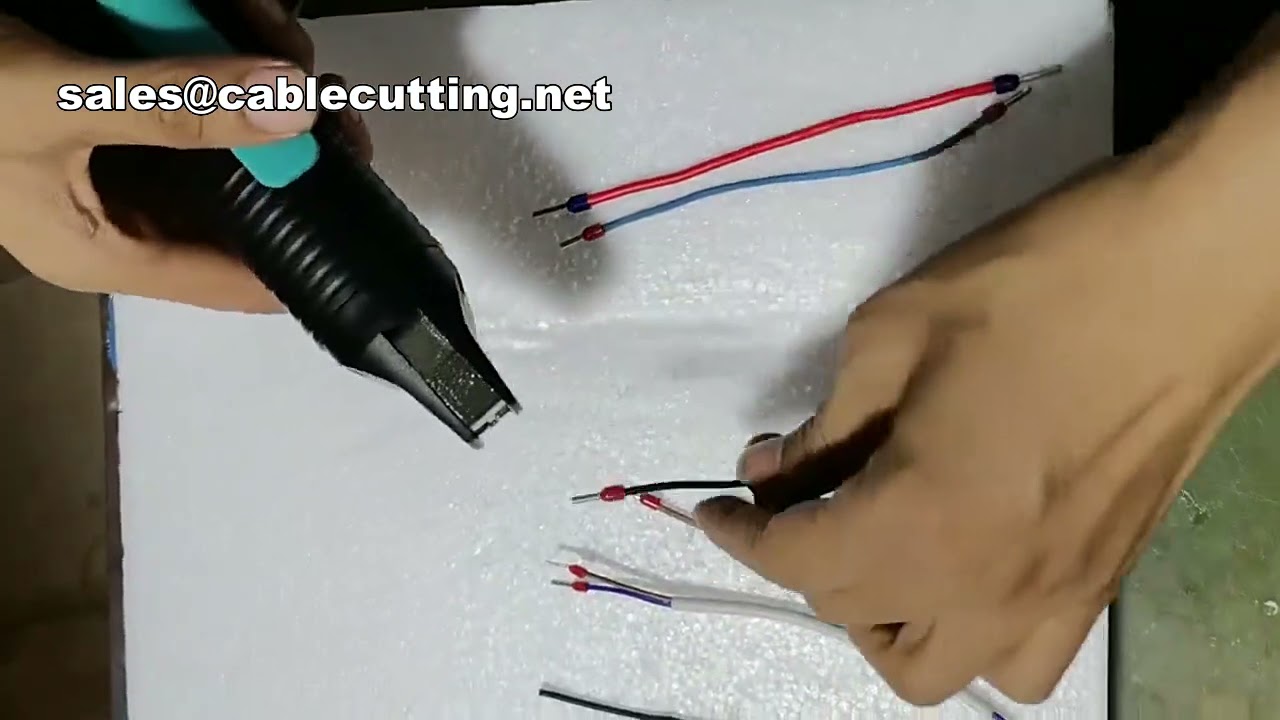 Alat Crimping Pneumatik Tangan untuk Terminal Tiub Gaya Eropah & Penyambung Terlindung