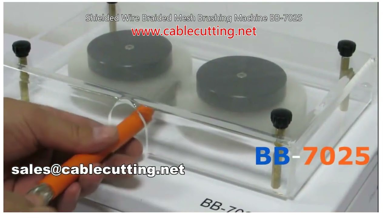 Mesin Pembersih Jalinan Jaring Kawat Terlindung BB-7025 – Berus Automatik