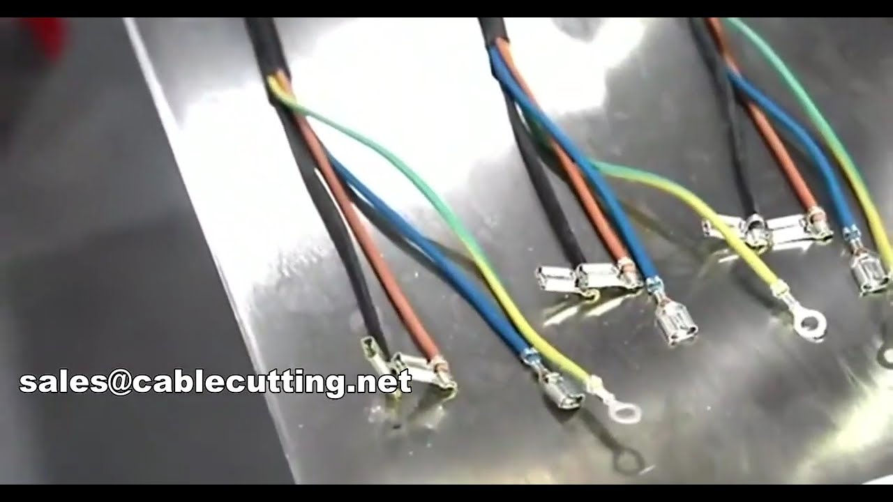 Mesin Crimping Kabel Automatik WPM-555 untuk Pelbagai Terminal pada Pelbagai Panjang Wayar
