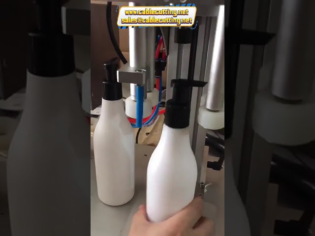 Mesin Penutup Botol Semburan Meja Automatik untuk Botol Plastik Skru