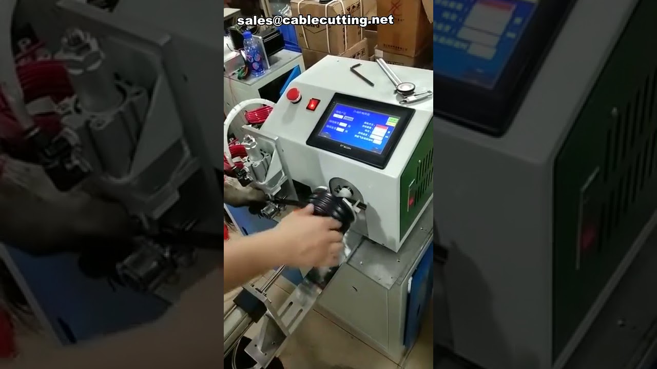 Mesin Gegelung Kabel & Penggulungan Wayar Automatik untuk Pengukuran Tepat
