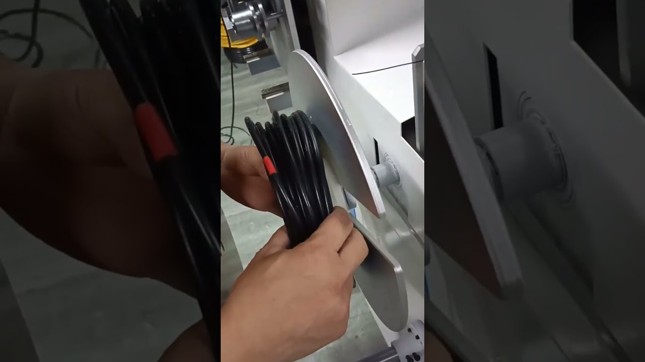 Mesin Automatik Semua Dalam Satu: Ukur, Kira, Susun, Potong, Gulung & Gegelung Dawai #automotif