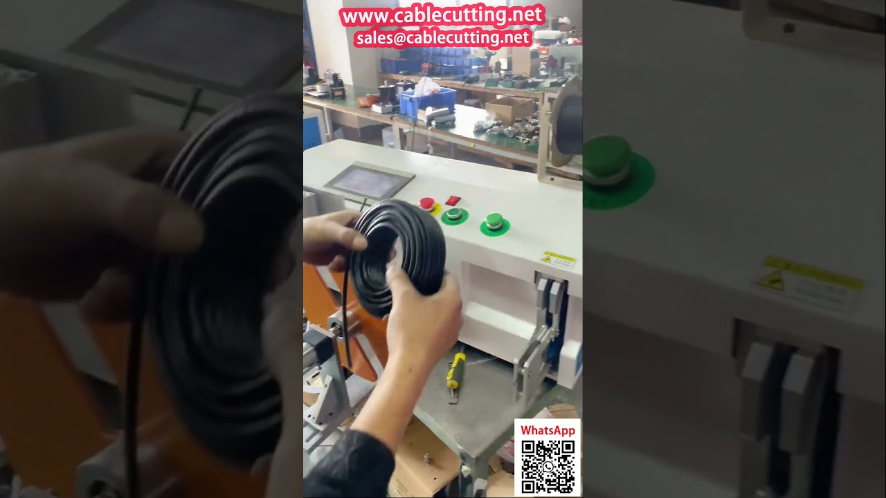 Mesin Gulung, Lilit & Kira Wayar Meja Automatik