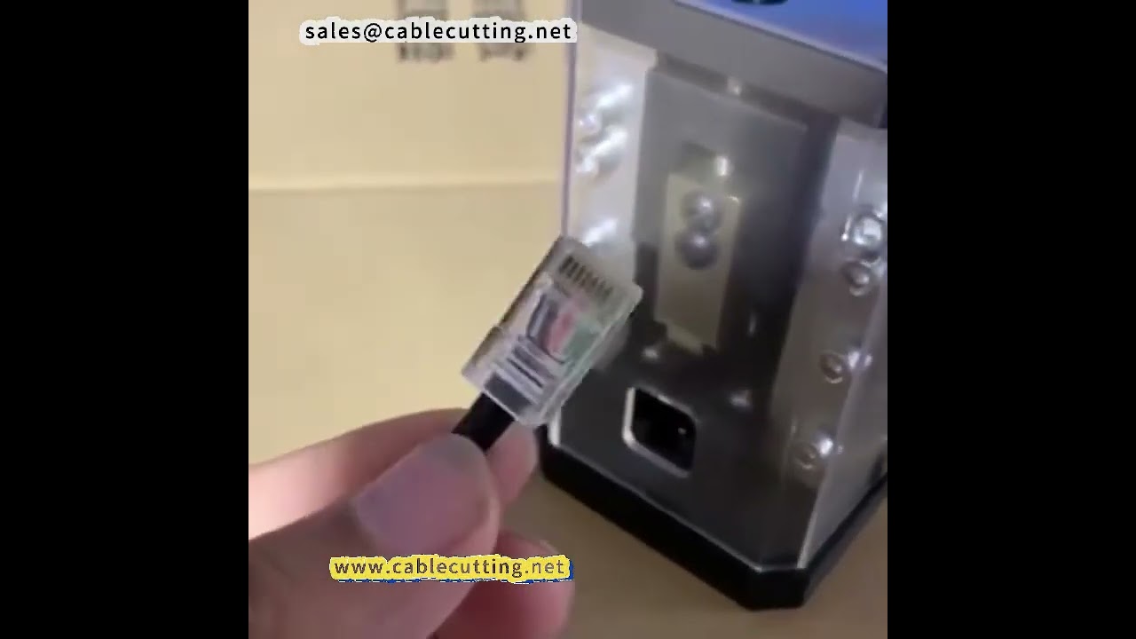 Mesin Crimping Kepala Kristal Kabel Rangkaian 5G Mudah Alih Pengecasan Induksi - Alat Pembentuk Kepala PC