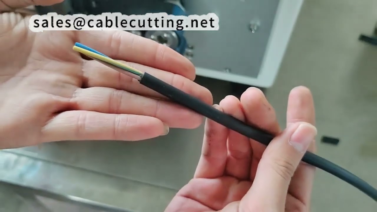 Mesin Pemotong & Penyahhulungan Wayar Dalam/Luar – Jalur Panjang 330mm, 35mm, Teras 2mm