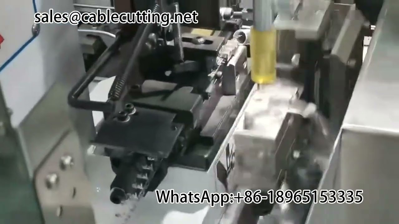 Mesin Tinning Dua Kepala | Mesin Pelbagai Fungsi: Satu Kepala Tinning, Satu Kepala Crimping Terminal