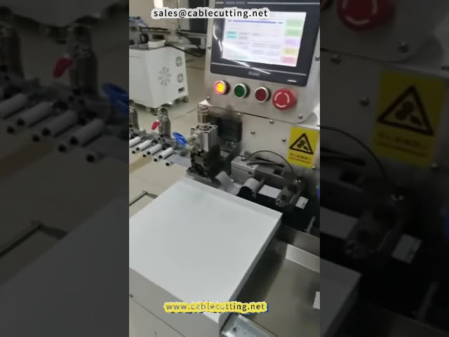 Mesin Pemotong dan Penyambung Terminal Kabel Rata Automatik – Pengetinan Dwi Kepala