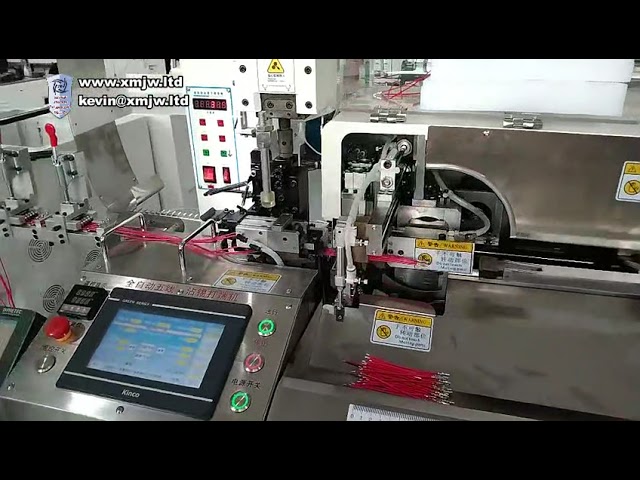 Mesin Penanggalkan Wayar AWG32-16 & Crimping Terminal Automatik 5 Wayar 110V/220V - Celup Terminal