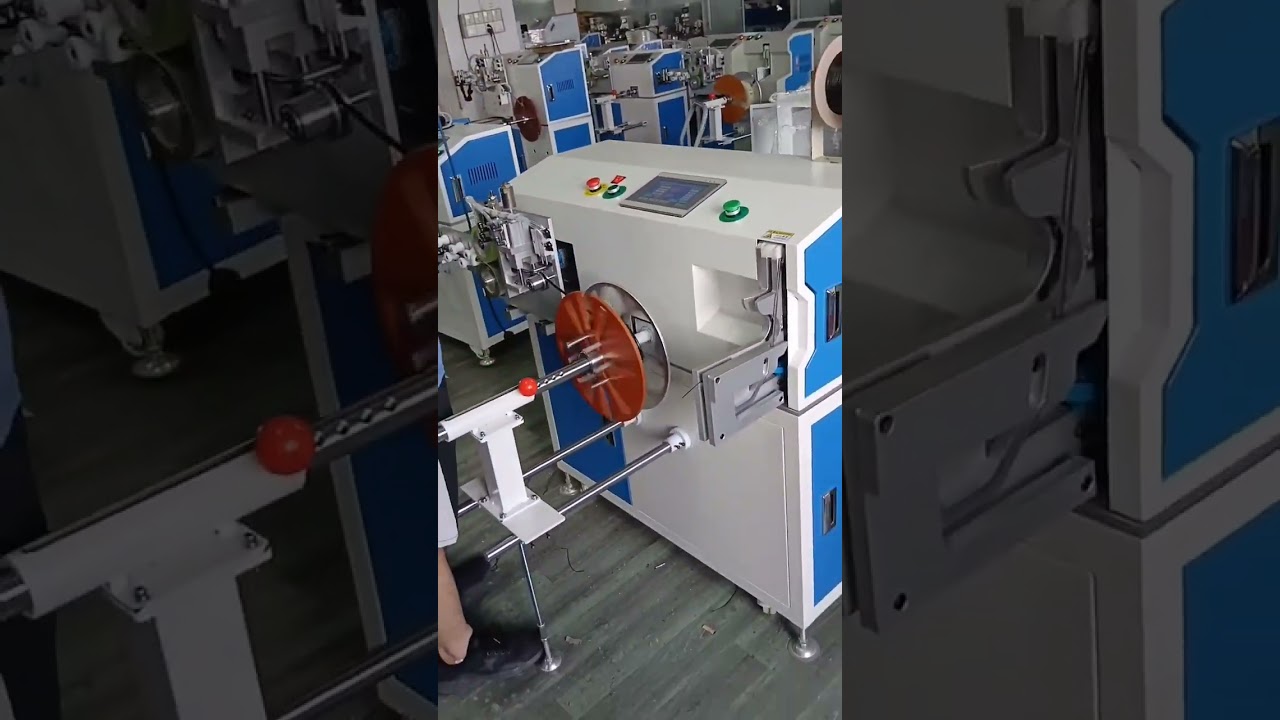 Mesin Automatik Penggulungan Tiub, Pemotongan & Penggulungan Semua Dalam Satu dengan Pengukuran Tepat #mesin