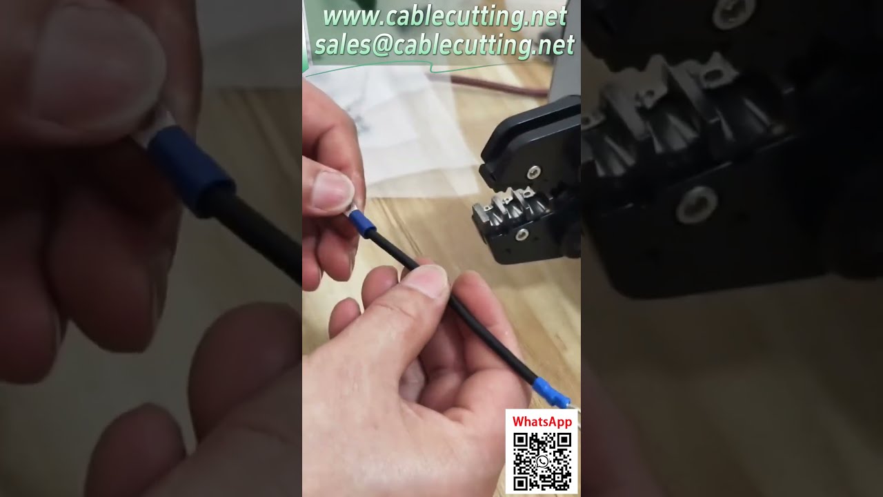 Mesin Crimping Terminal Automatik 0.25-16 mm² - Tukar Acuan Pantas untuk Pelbagai Jenis Terminal #Automasi
