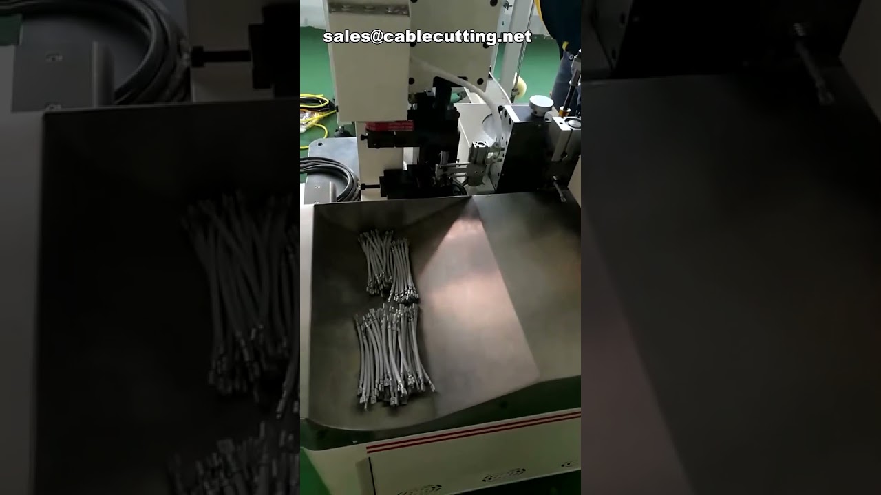 Mesin Pengelim Terminal Automatik untuk Kabel Rata Dua Hujung - Pressing & Crimping