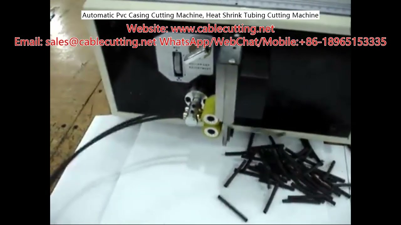 Mesin Pemotong PVC Automatik & Tiub Pengecutan Haba – Potongan Tepat & Pantas