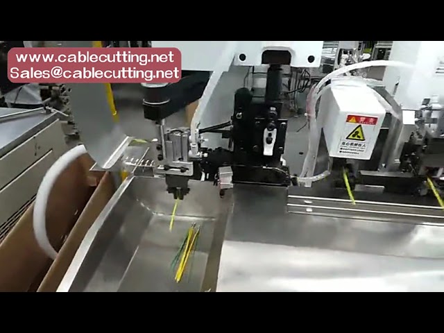 Mesin Pengupasan dan Crimping Wayar Automatik Penuh - Tekanan 2T untuk Produktiviti Tinggi