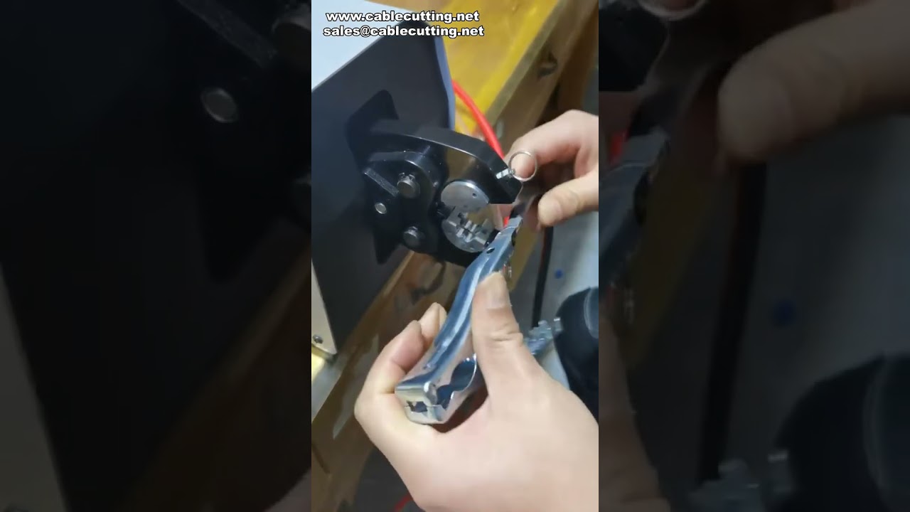 Mesin Crimping Terminal Pneumatik Satu Langkah untuk Klip Buaya | Efisien & Tepat